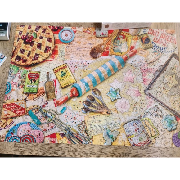 Masterpieces Jigsaw Puzzles Pastry Party 1000 EZ-Grip pieces Complete - Picture 3 of 6